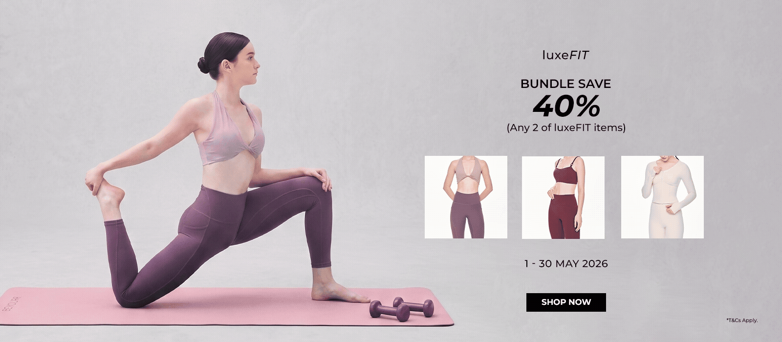 Daily Sale-luxeFIT-1-31 May